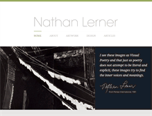 Tablet Screenshot of nathanlerner.com